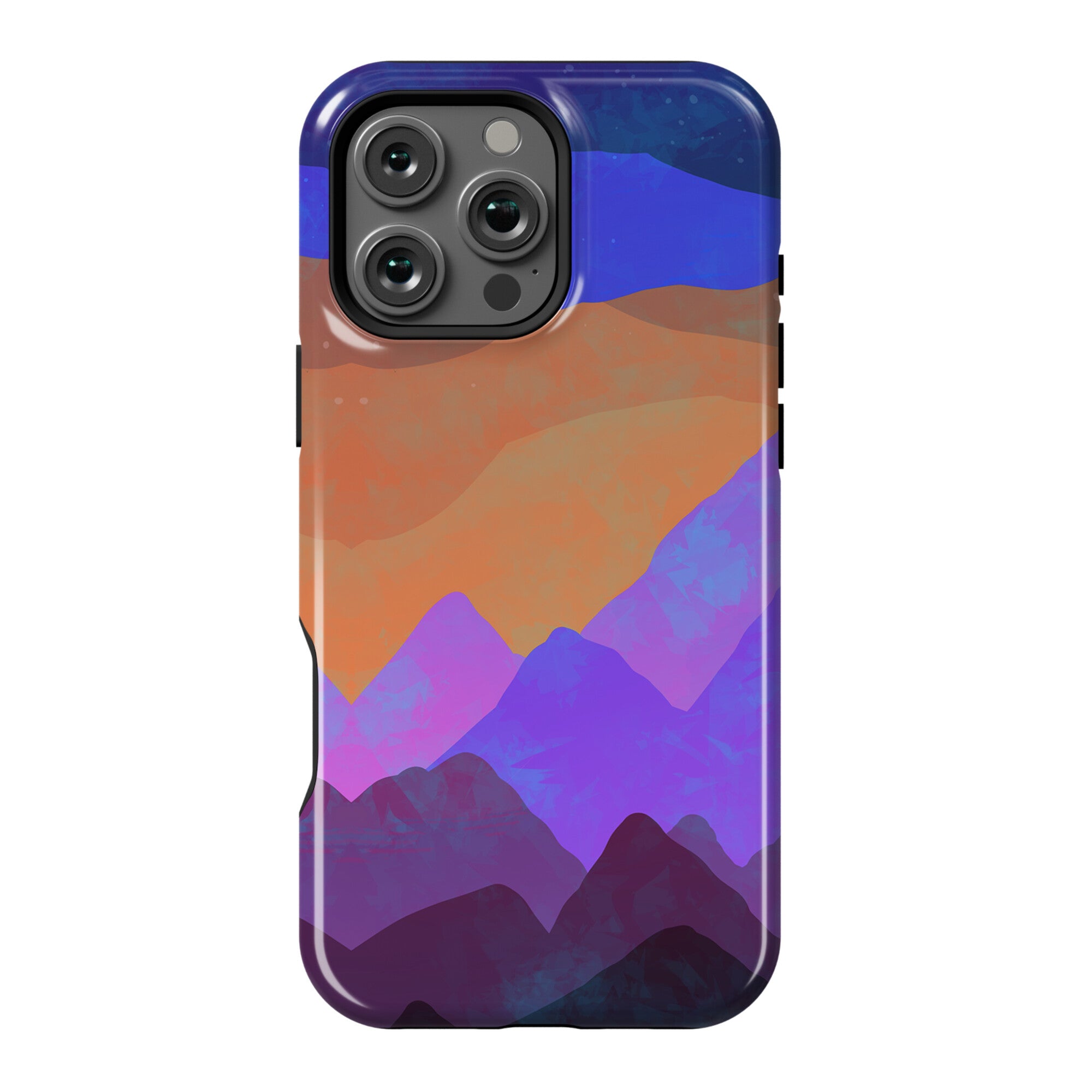 Abstract Mountain Sunset Phone Case